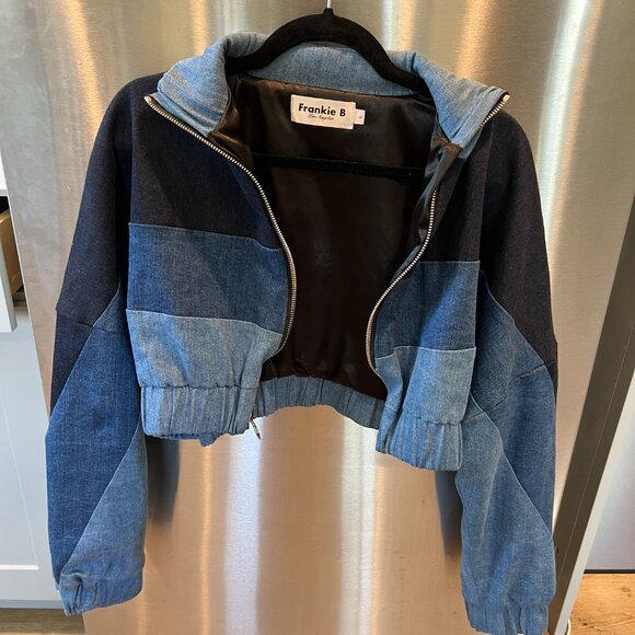 Revolve x Chloe Denim Track Jacket and Shorts - Picture 12 of 16